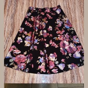 Eci black floral Skirt